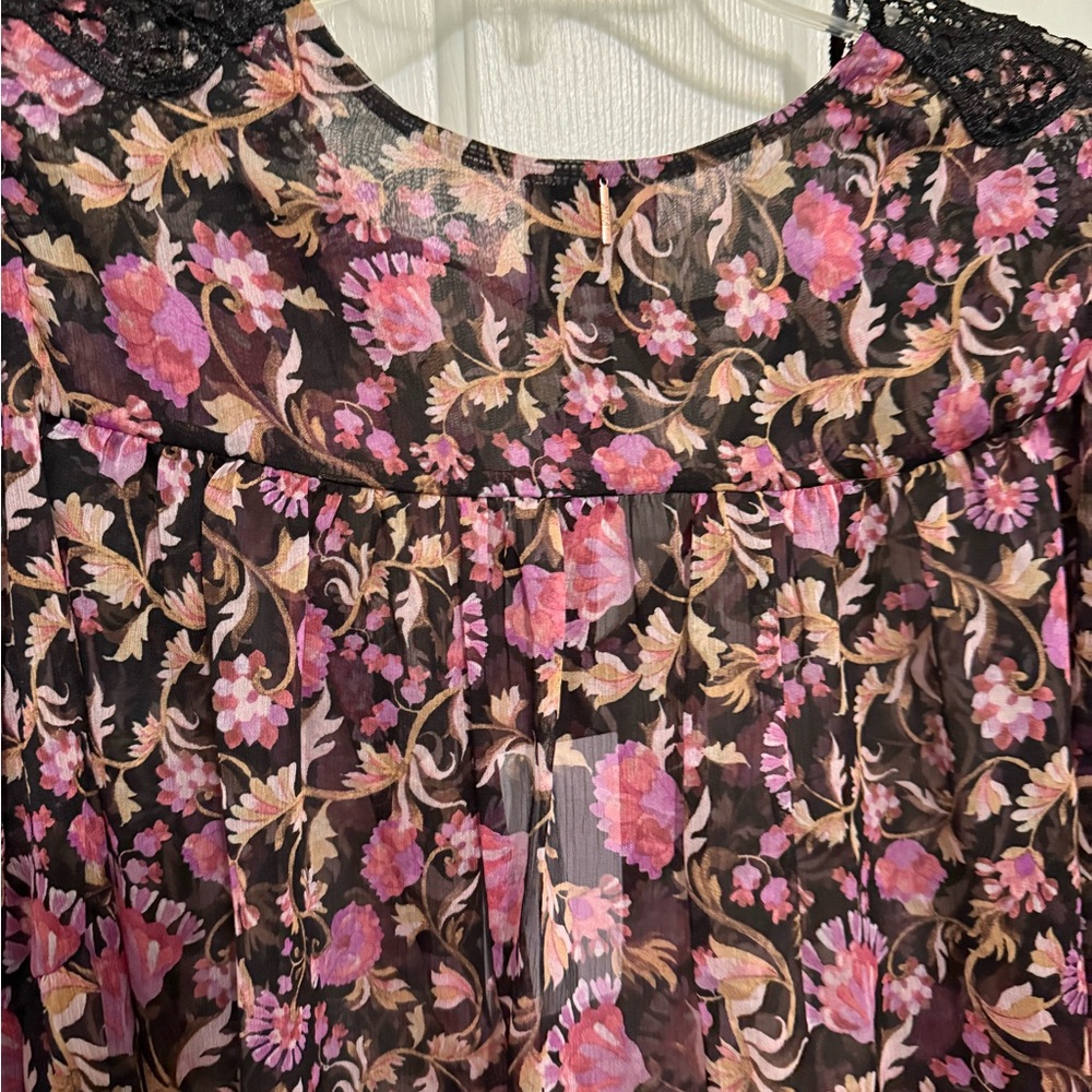 Misa LA Rosette Fleur Sheer Rosie Top *NEW WITH TAGS* - Picture 8 of 10